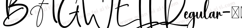 BAGWELL Regular字体转换